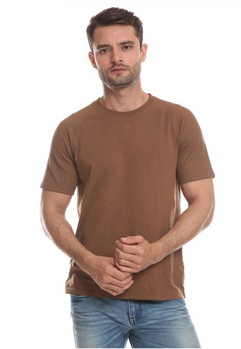 Men's Top brown KIPPER-BROWN SS T-Shirt A72C6AA457FEB5GS_1