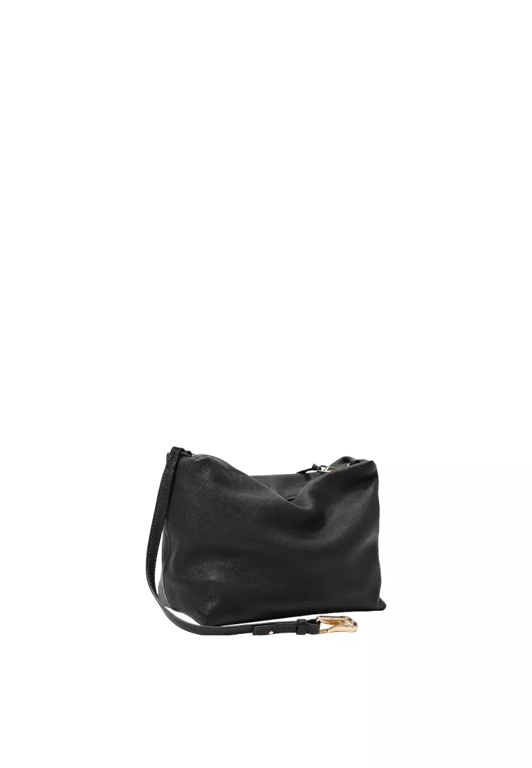 Clip Hobo Bag - Black