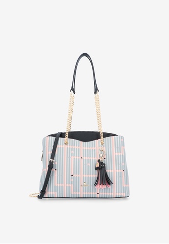 Buy Carlo Rino Black Miss Snowball Chain Link Shoulder Bag Online Zalora Malaysia