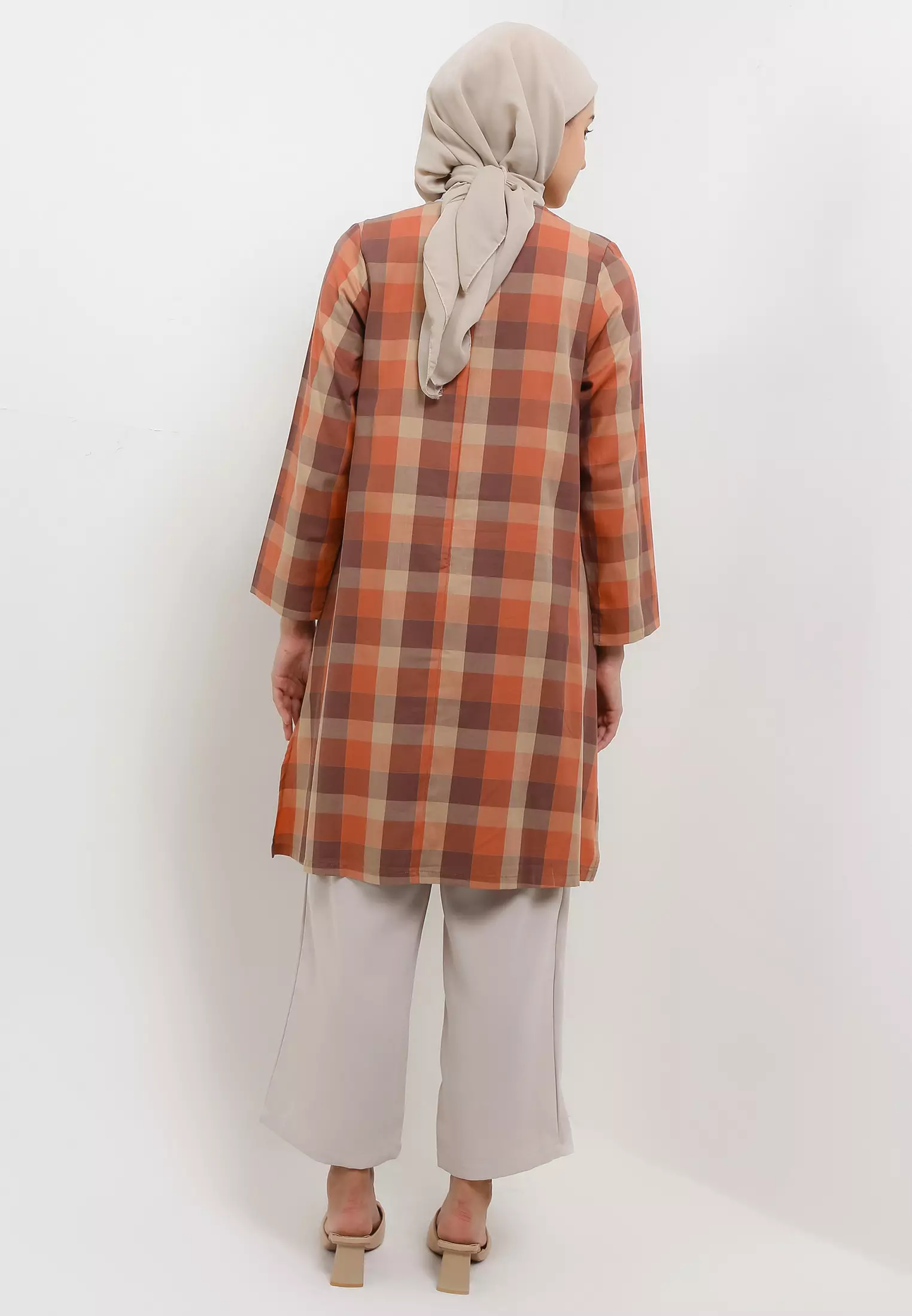 MFMW Ghasassi Tunik Brick Motif Kotak