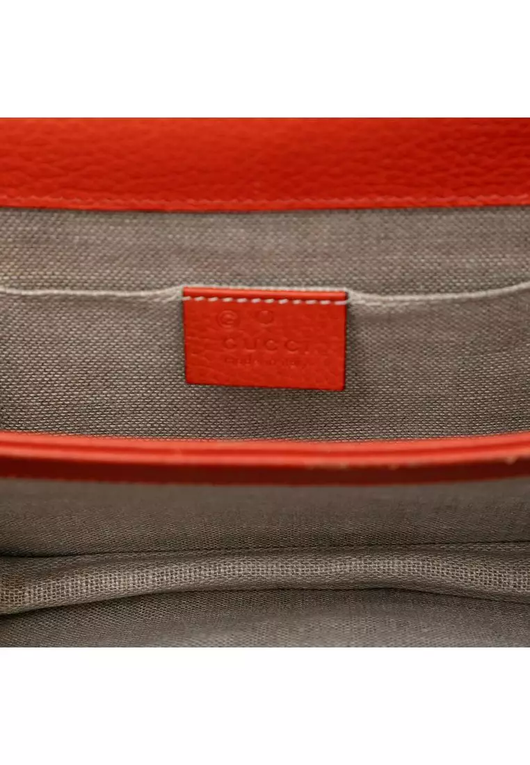 Pre-Loved Gucci Small Dollar Calfskin Interlocking G Crossbody