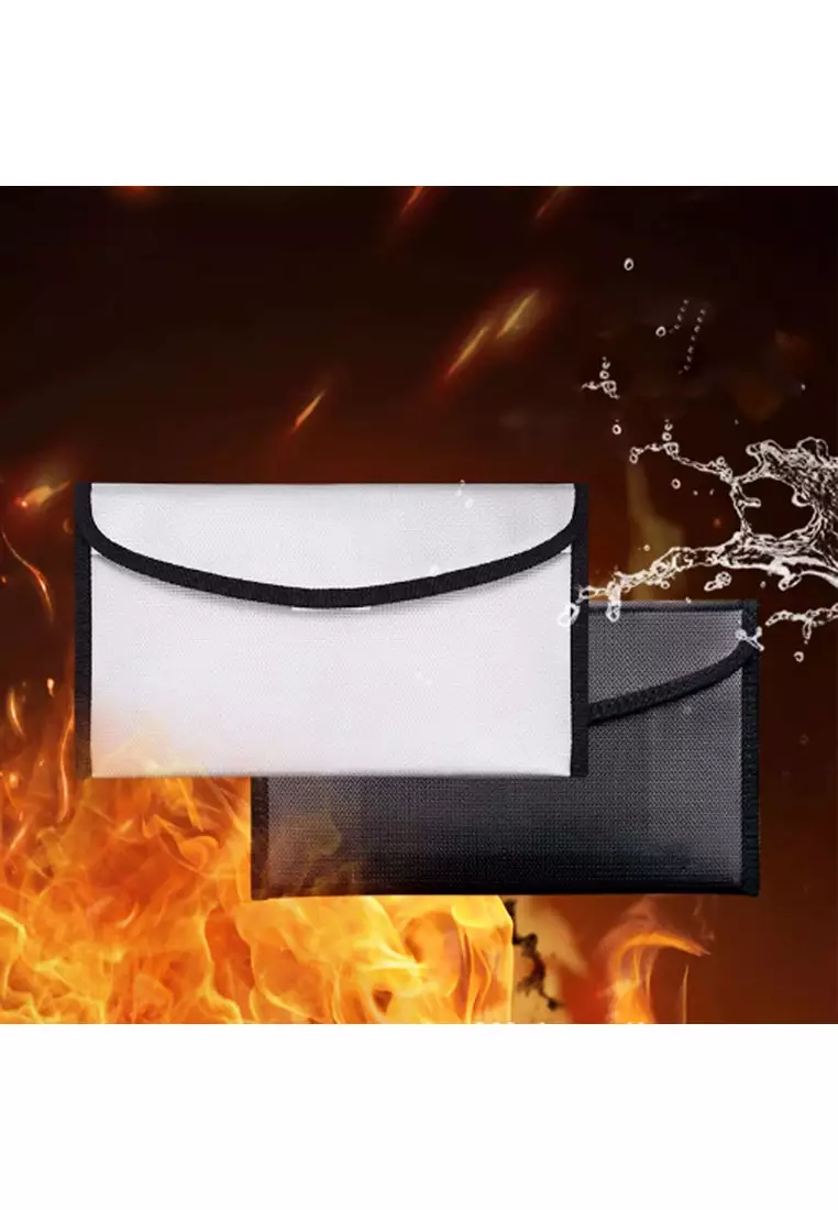 Fireproof Waterproof Envelope 20x13cm - Black