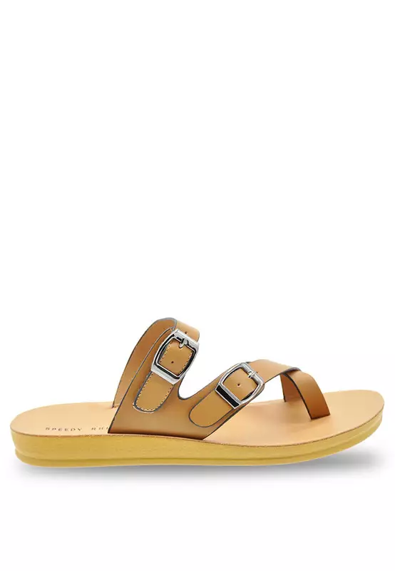 Buckle Toe Ring Sandals
