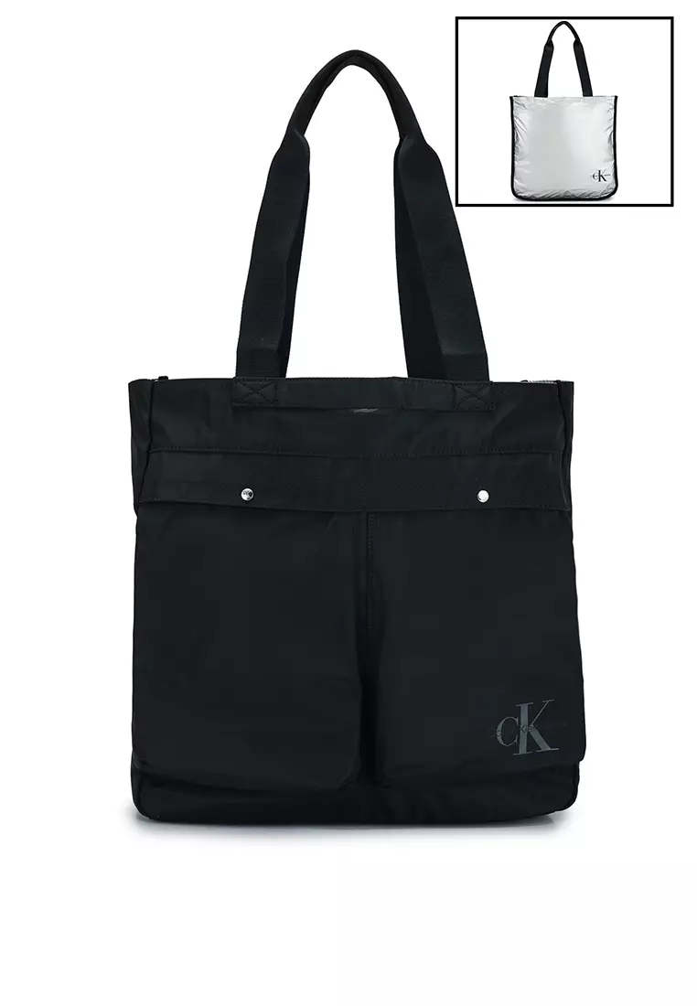 Calvin klein top reversible tote black