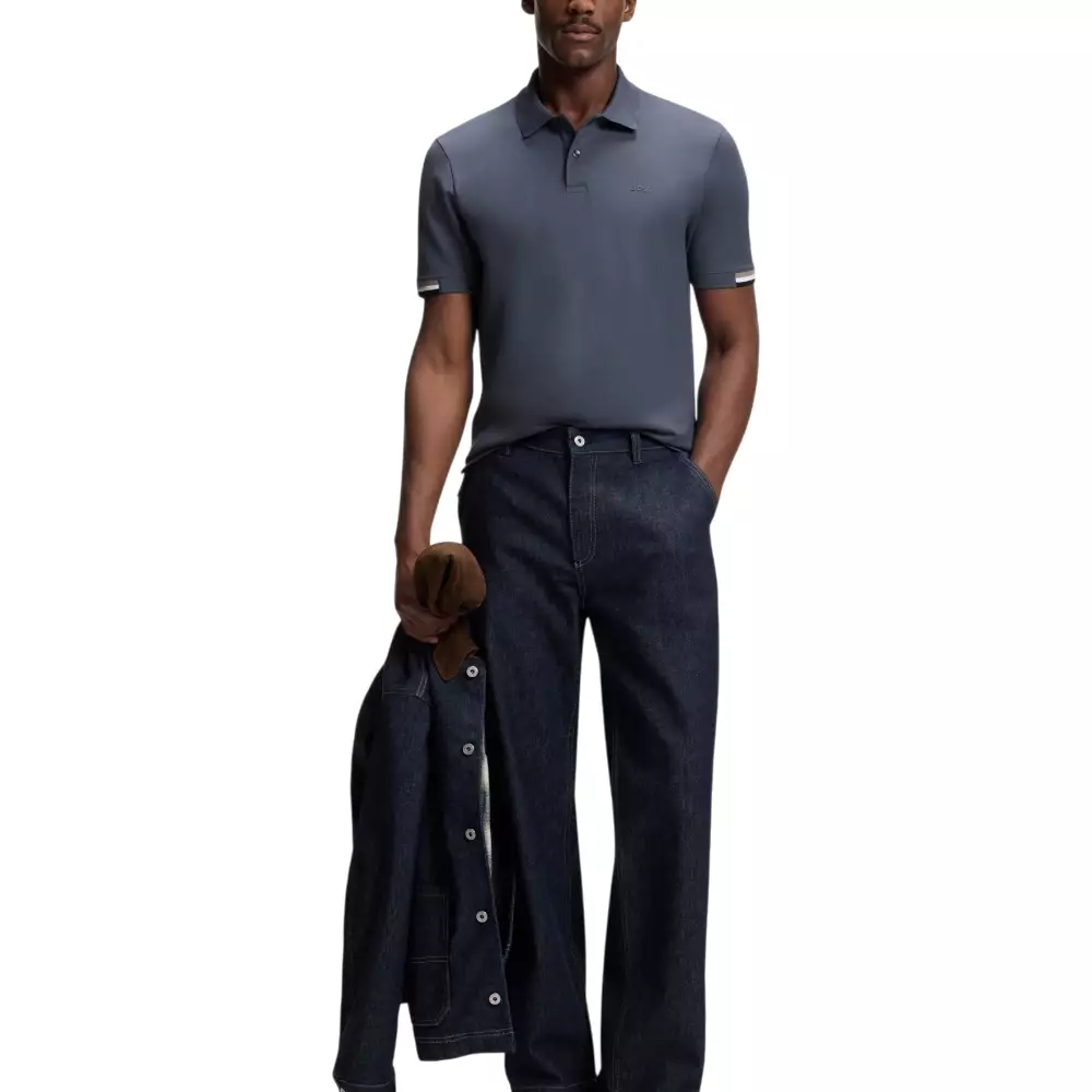 Parlay 147 Regular Fit Polo Shirt Open Blue