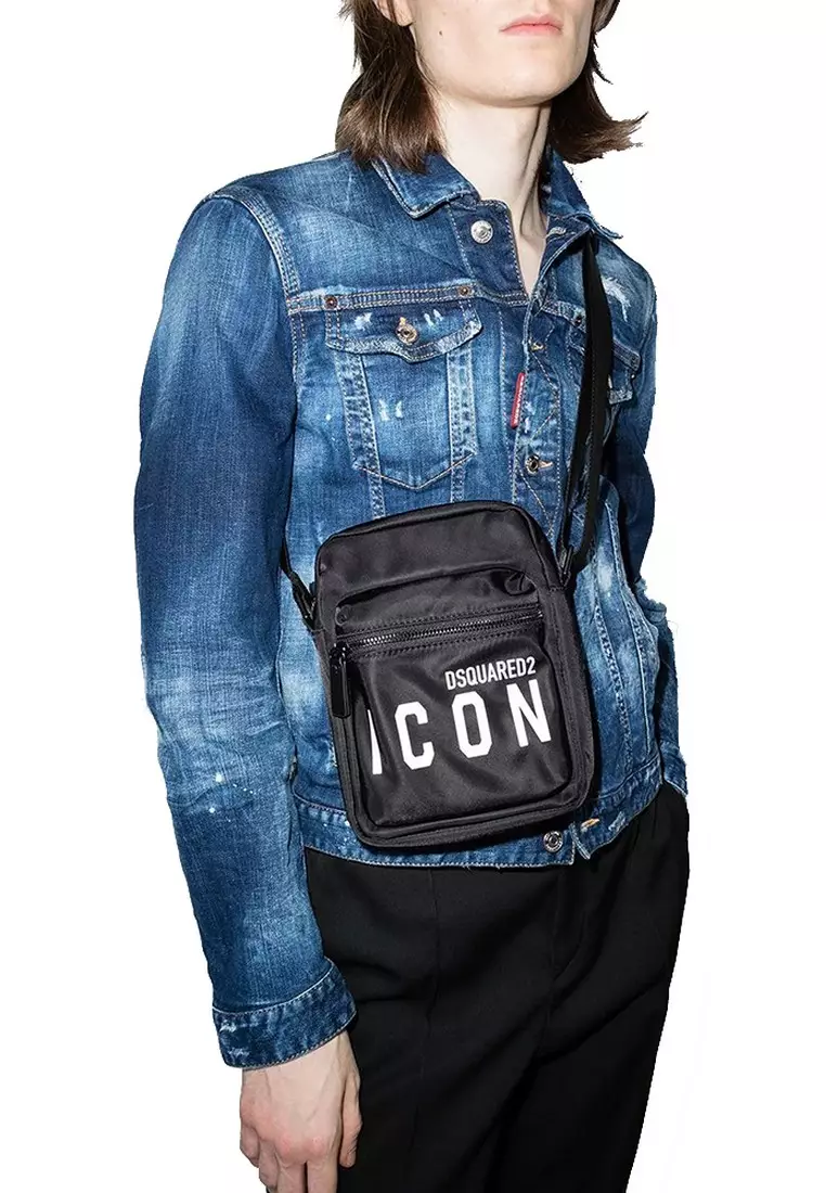 Buy DSquared2 Dsquared2 Be Icon Crossbody Bag in Black Online ZALORA