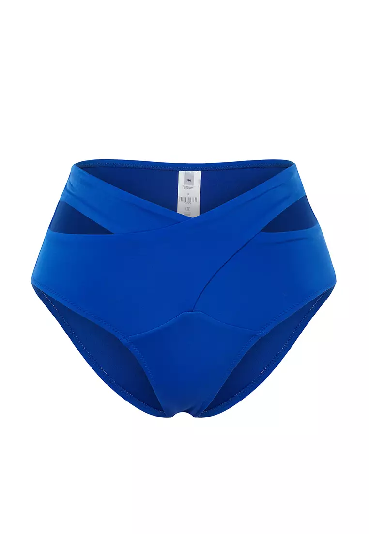 Cut Out/Window High Waist Regular Bikini Bottom