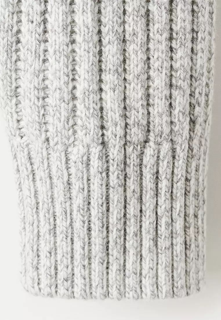 Wool-Blend Sweater With Zip