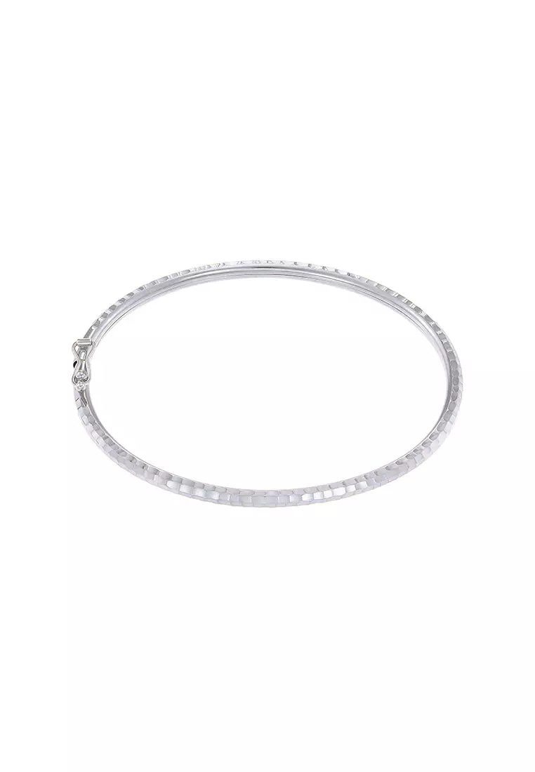 HABIB 925  Silver Bangle 203 S-TO3 DC WS