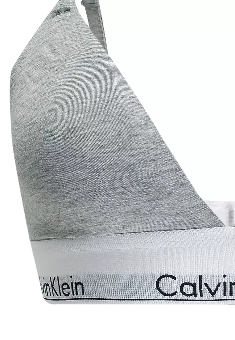 Modern Cotton Lightly Lined Triangle Bralette - Calvin Klein Underwear