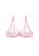 ZITIQUE pink Women's American Style Ultra-thin See-through Lace-trimmed Lingerie Set (Bra And Underwear) - Pink DBCE2US51B130BGS_2