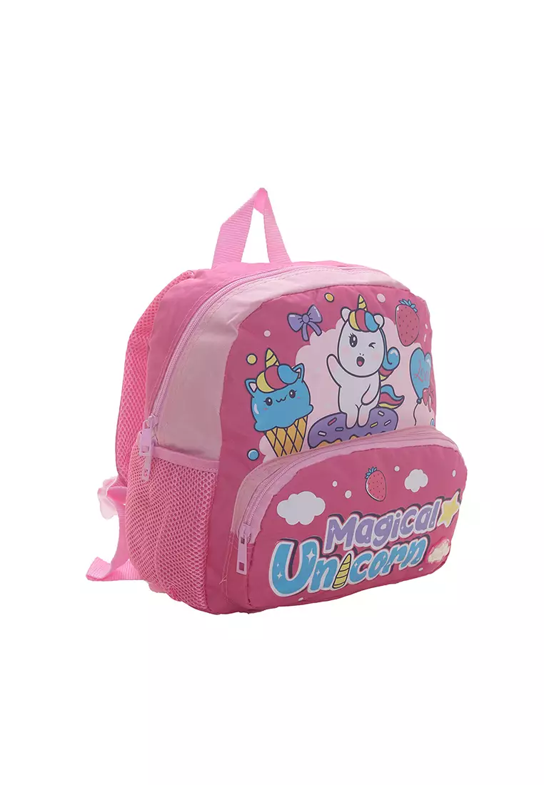 Tas Ransel Anak Magical Unicorn Kecil Pink 30x25 cm