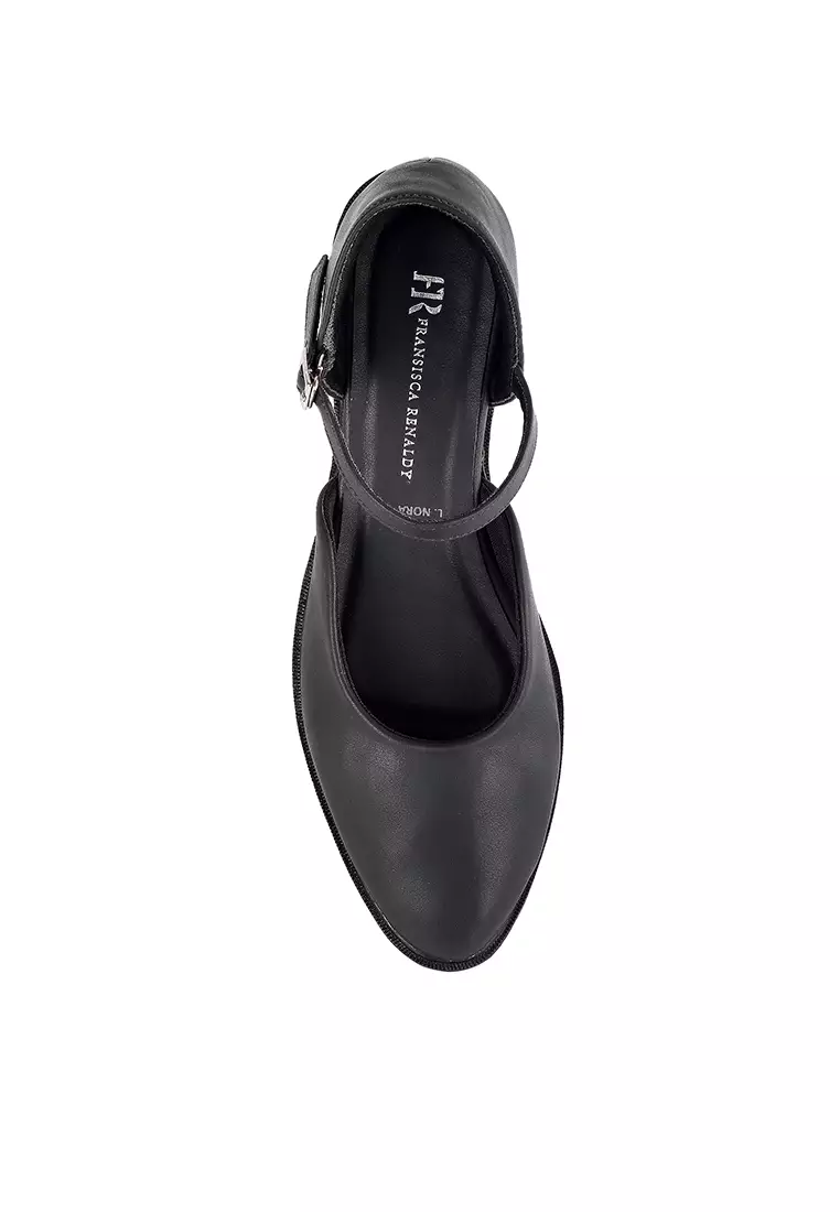 Flat Shoes Sling Back Wanita L.Nora 01