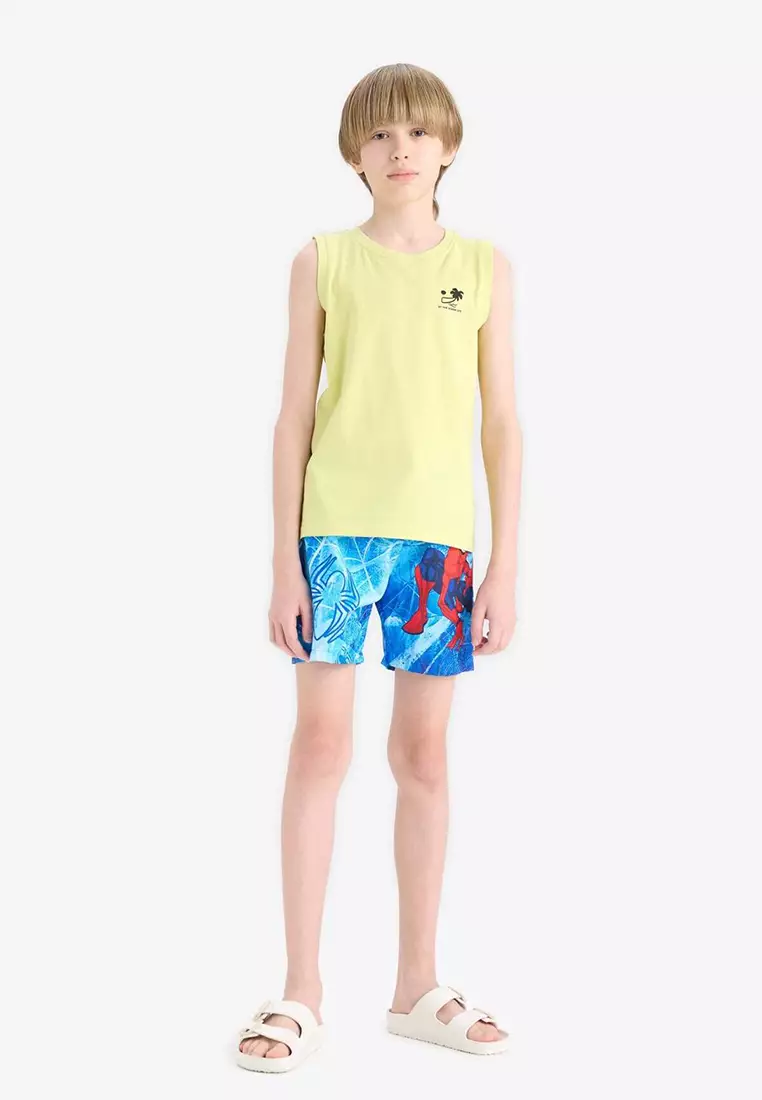 Boy's Marvel Spiderman Swim Shorts E5443A825Hs