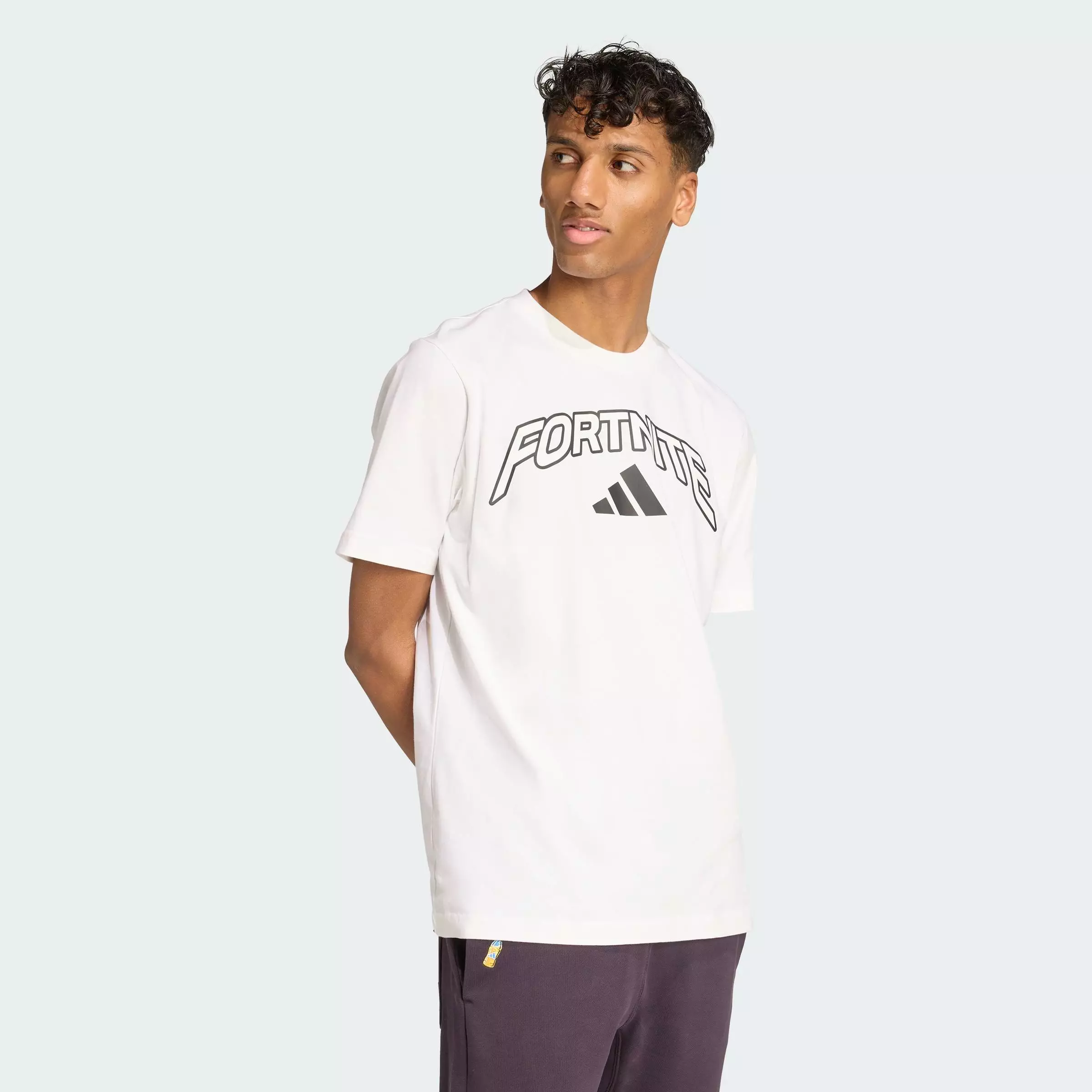 Lifestyle X Fortnite Logo Graphic Tee Men White JV8013