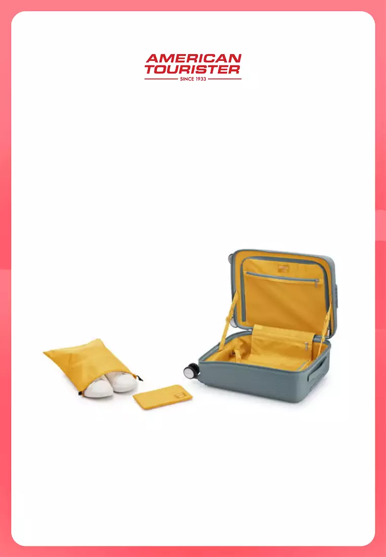 American Tourister Koper Hardcase Maxivo Cabin 20 Inch TSA Os V2 - Forest Green