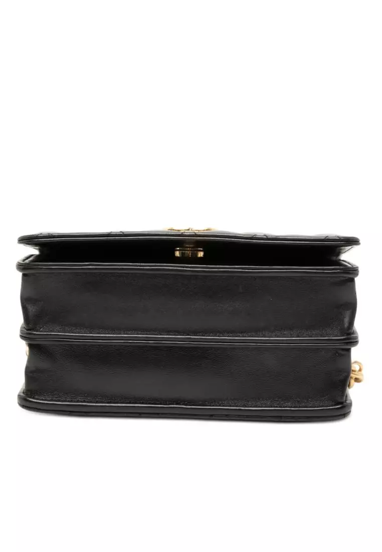 Pre-Loved Chanel Mini Cc Quilted Lambskin Bijoux Wallet On Chain