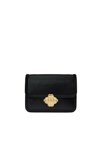 Buy Maje LEATHER BAG WITH CLOVER CLASP Online | ZALORA Malaysia