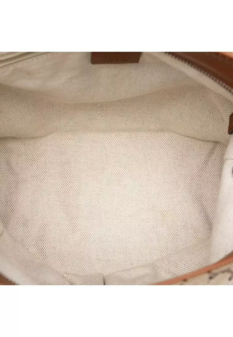 Pre-Loved Gucci Gg Canvas Web Crossbody