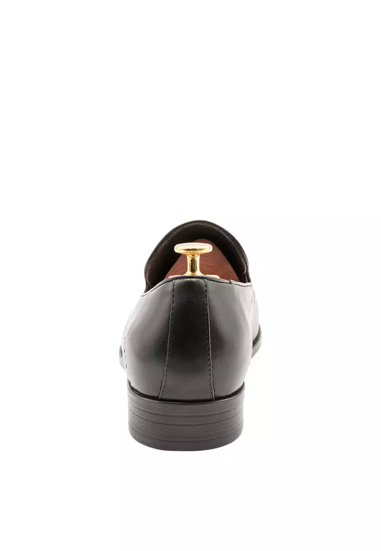 Pergamino Black Tassel Loafer