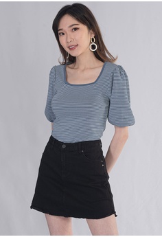 Buy Pomelo Sustainable Ruffled Crop Top Lavender Online Zalora Malaysia
