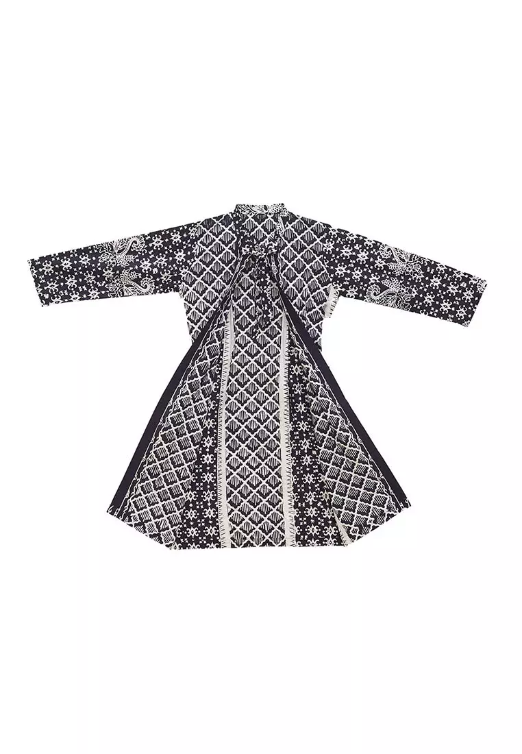 L.Blend Godho Outer Batik Wanita Hitam