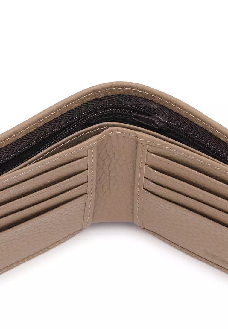 Men's RFID Genuine Leather Bi Fold Short Wallet
