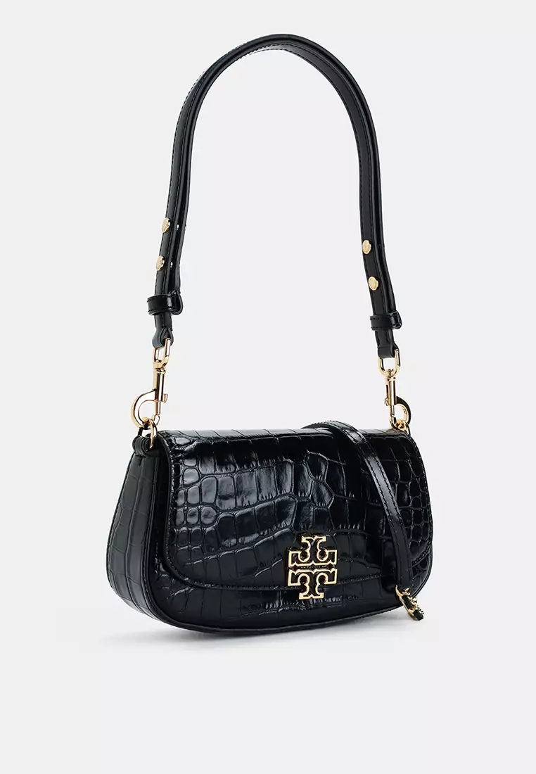 Britten Embossed Convertible Crossbody Bag