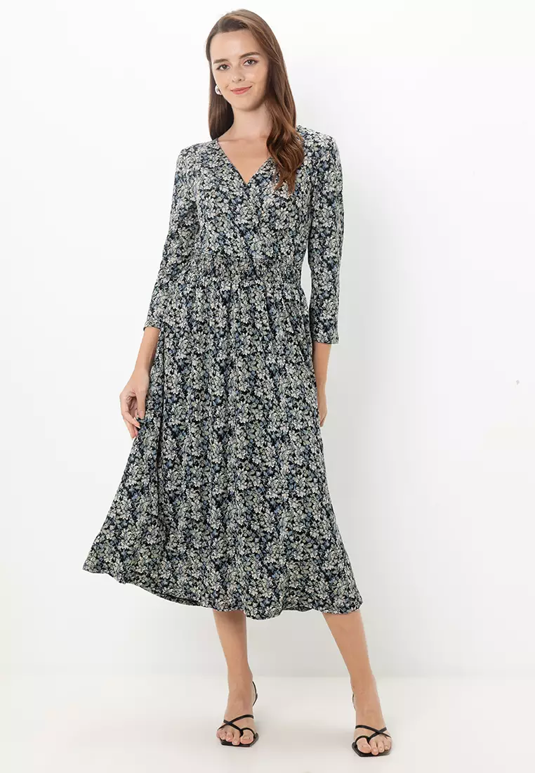 Pella 3/4 Aop Dress