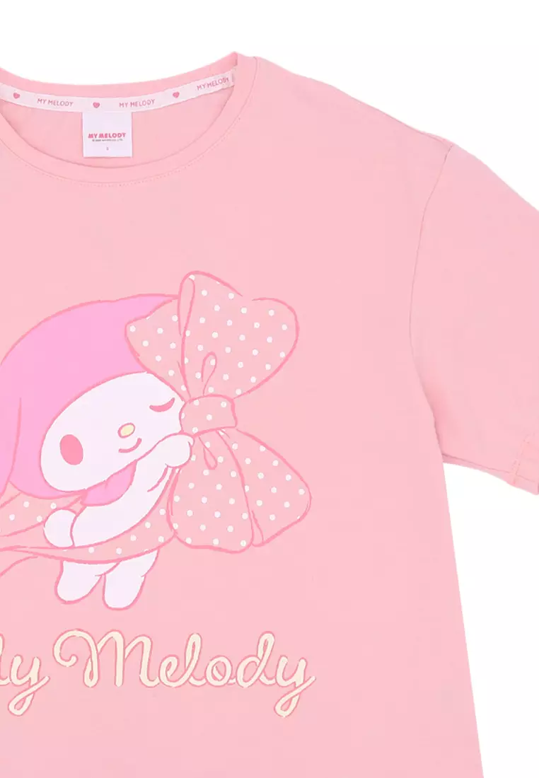 Ladies Licensed Graphic T-Shirt "My Melody Ribbon"