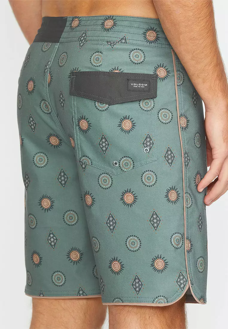 MBS MISTER FIB SCLP STONEY 19 BOARDSHORTS LIGHT OLIVE