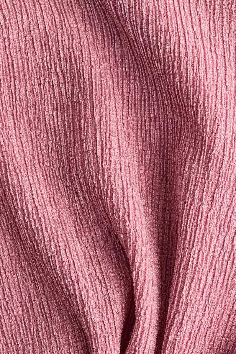 Crinkled jersey trousers