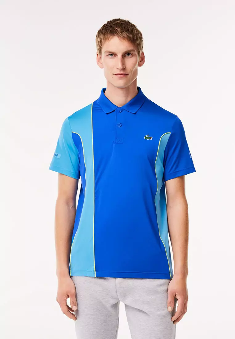 Buy Lacoste Men's Lacoste SPORT x Novak Djokovic Regular Fit Colour ...