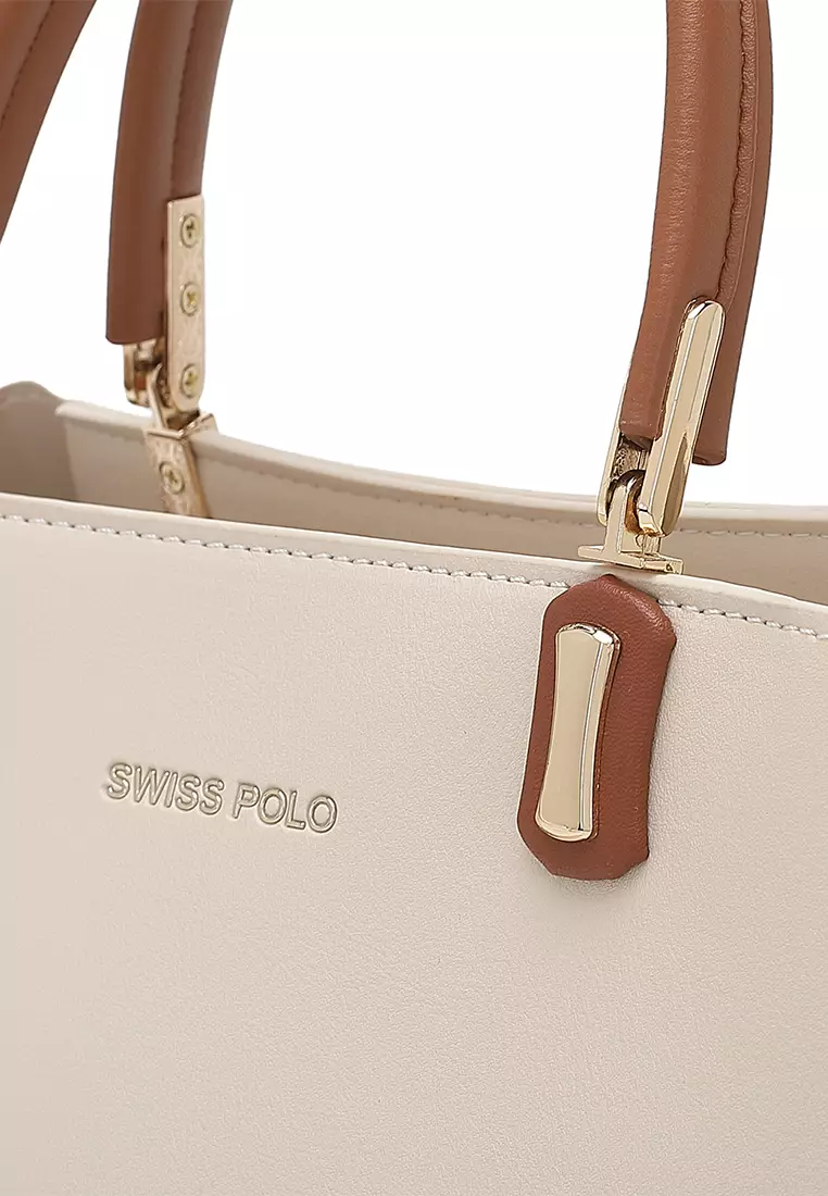 Women's Top Handle Bag / Sling Bag / Crossbody Bag (手拿袋 / 斜孭袋) - 米黃色