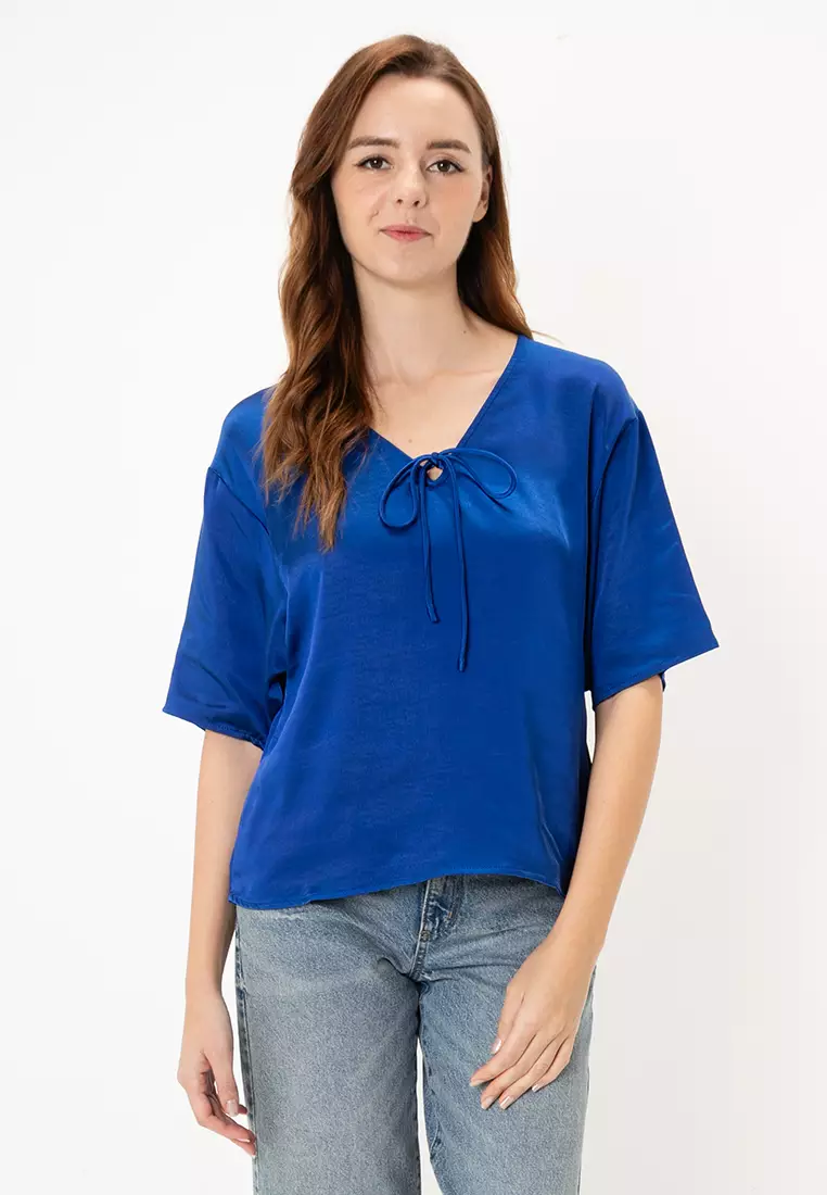 Jual Vero Moda River V-Neck Top Original 2025 ZALORA Indonesia ®