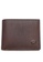 Volkswagen brown Men's Genuine Leather RFID Blocking Bi Fold Center Flap Wallet With Coin Compartment F6242AC26C0079GS_1