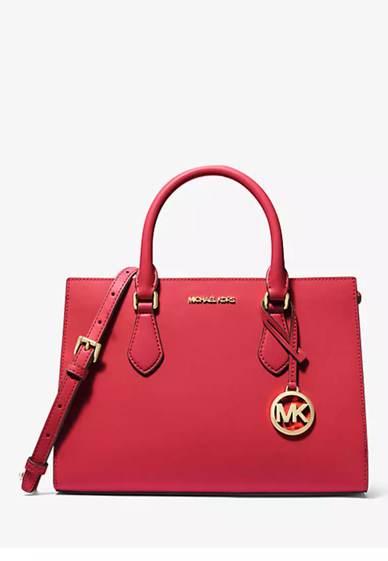 Michael kors red new arrivals satchel