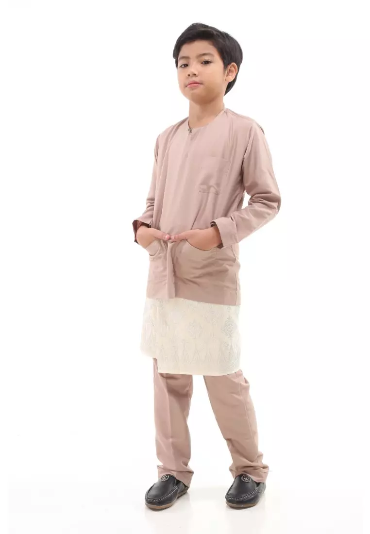 Baju Melayu Moden Teluk Belanga For Kids