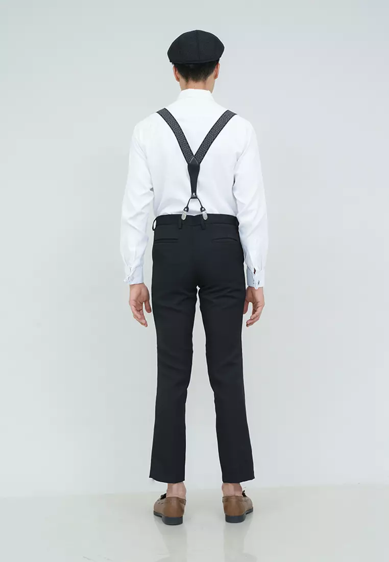 Houseofcuff Suspender Tali Jojon Karet ikat pinggang pria dewasa besar A10