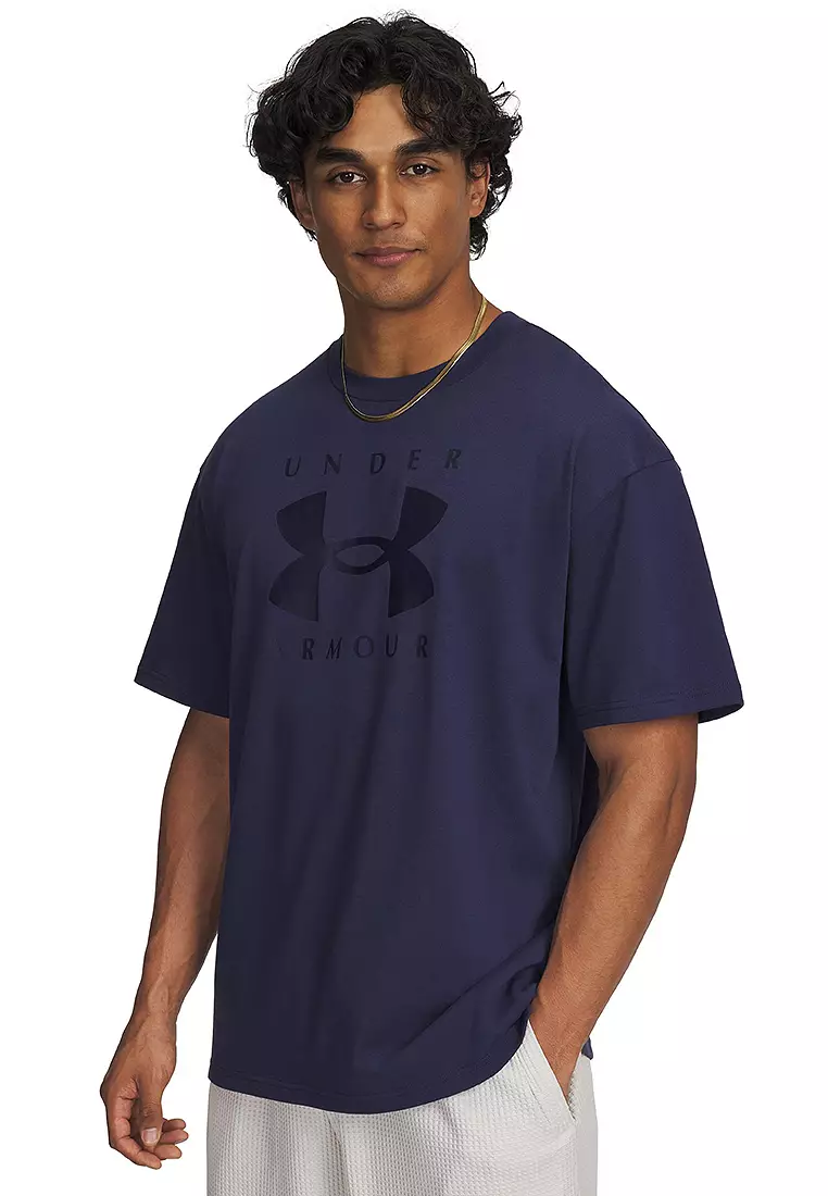 Heavyweight Oversized Branded Short Sleeve Tee