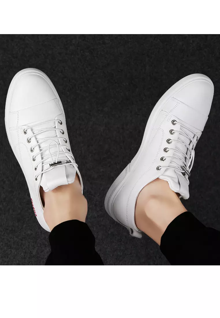 Grain Leather Drawstring Sneaker YY1968