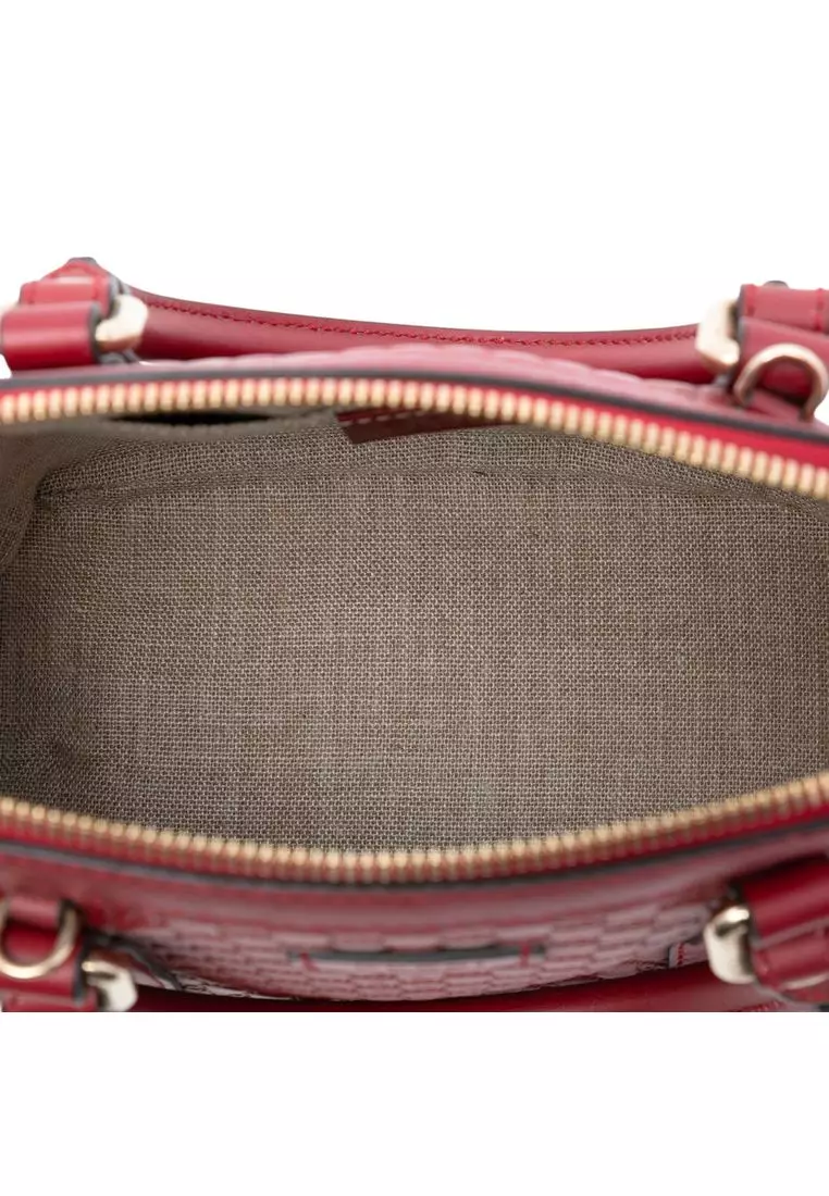 Pre-Loved Gucci Mini Microguccissima Dome Satchel