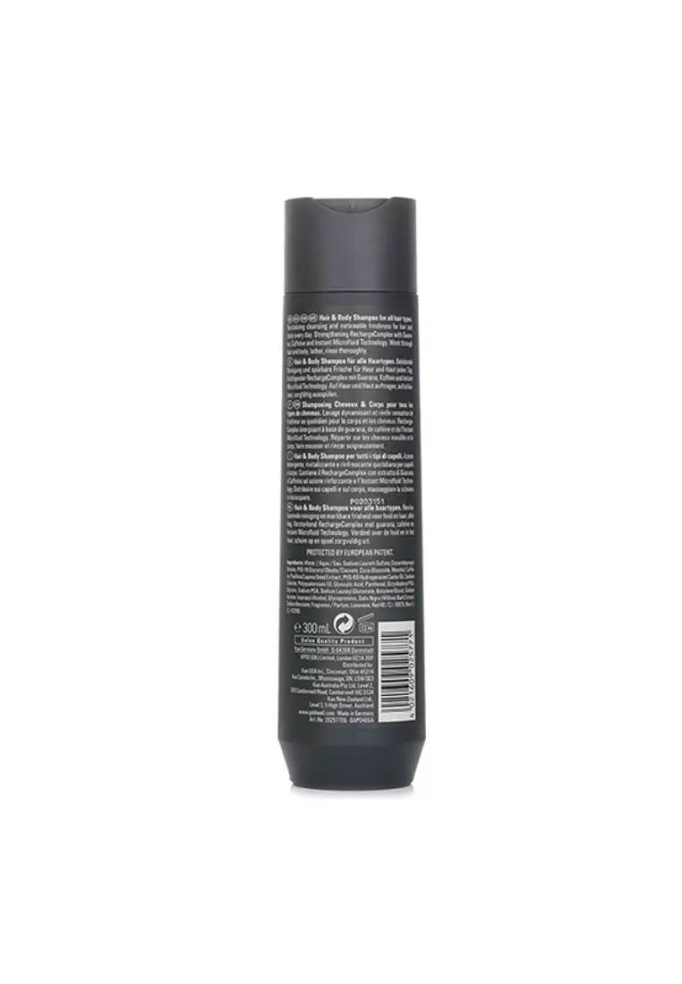 GOLDWELL - Dual Senses Men Hair & Body Shampoo (For All Hair Types) 300ml/10.1oz