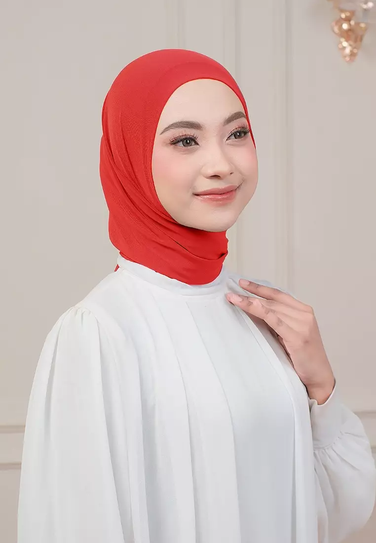 HIJAB INSTAN QIARA - RED