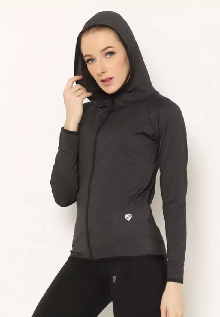 FITWEAR - BELLA B-HOODIE JACKET - DARK GREY