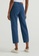 United Colors of Benetton blue Long mom fit trousers 88E54AA04173BAGS_3