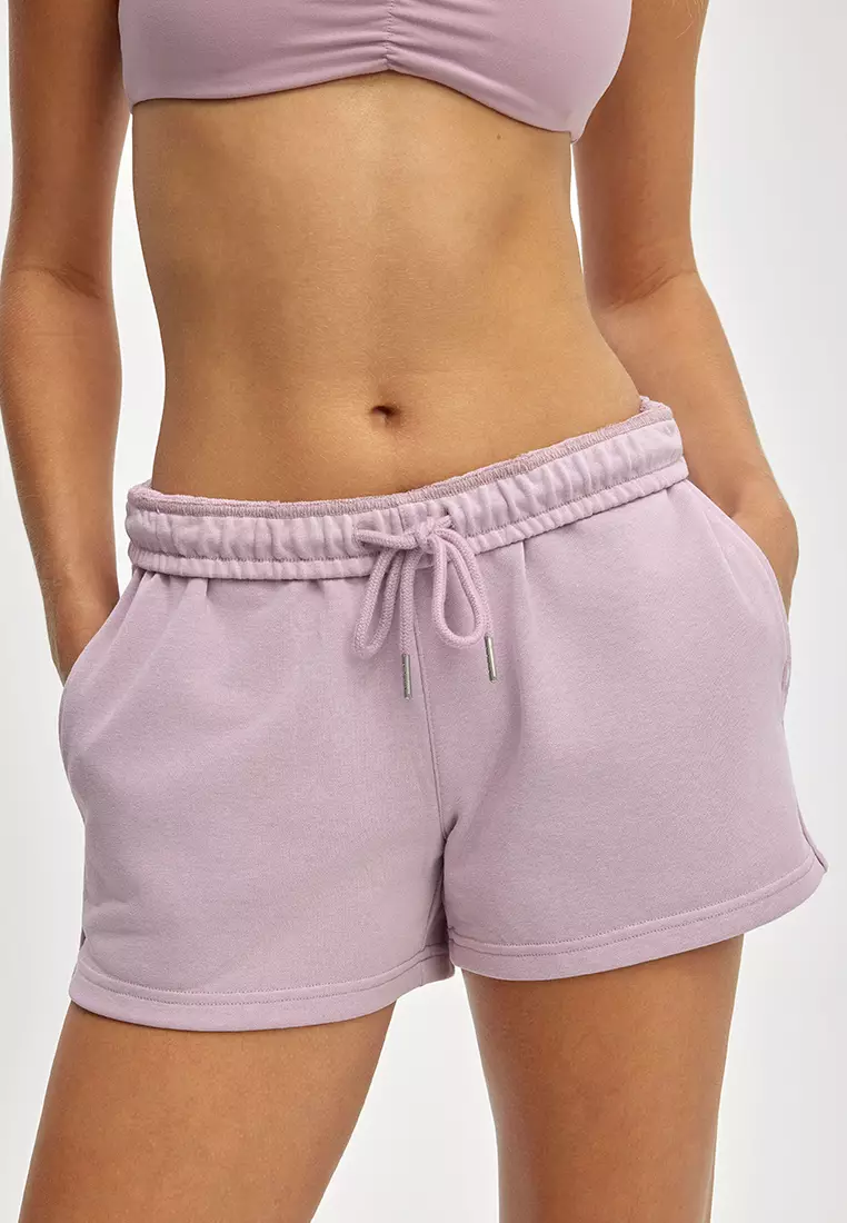Lightweight Fleece Gym Shorts
