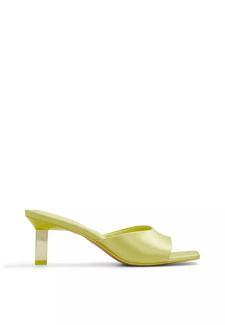 Aldo white mules hotsell