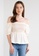 Old Navy white Off The Shoulder Smocked Babydoll Swing Blouse 44023AA007552AGS_1