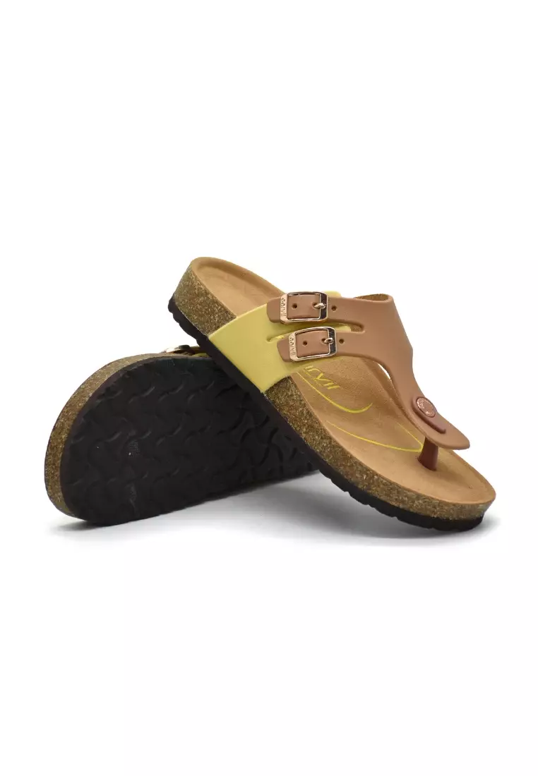 Carvil Sandal Anak Abigail-01 TW Stone/Yellow